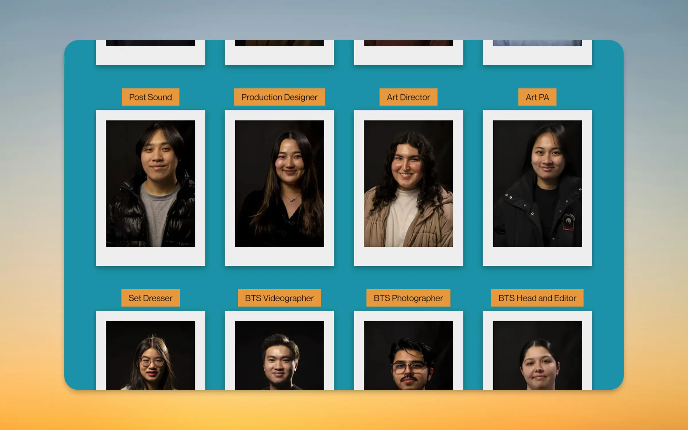 Crew — the people behind the film